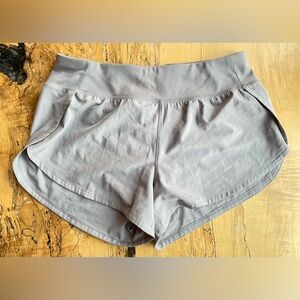 Women's Athletic Shorts in Light Gray